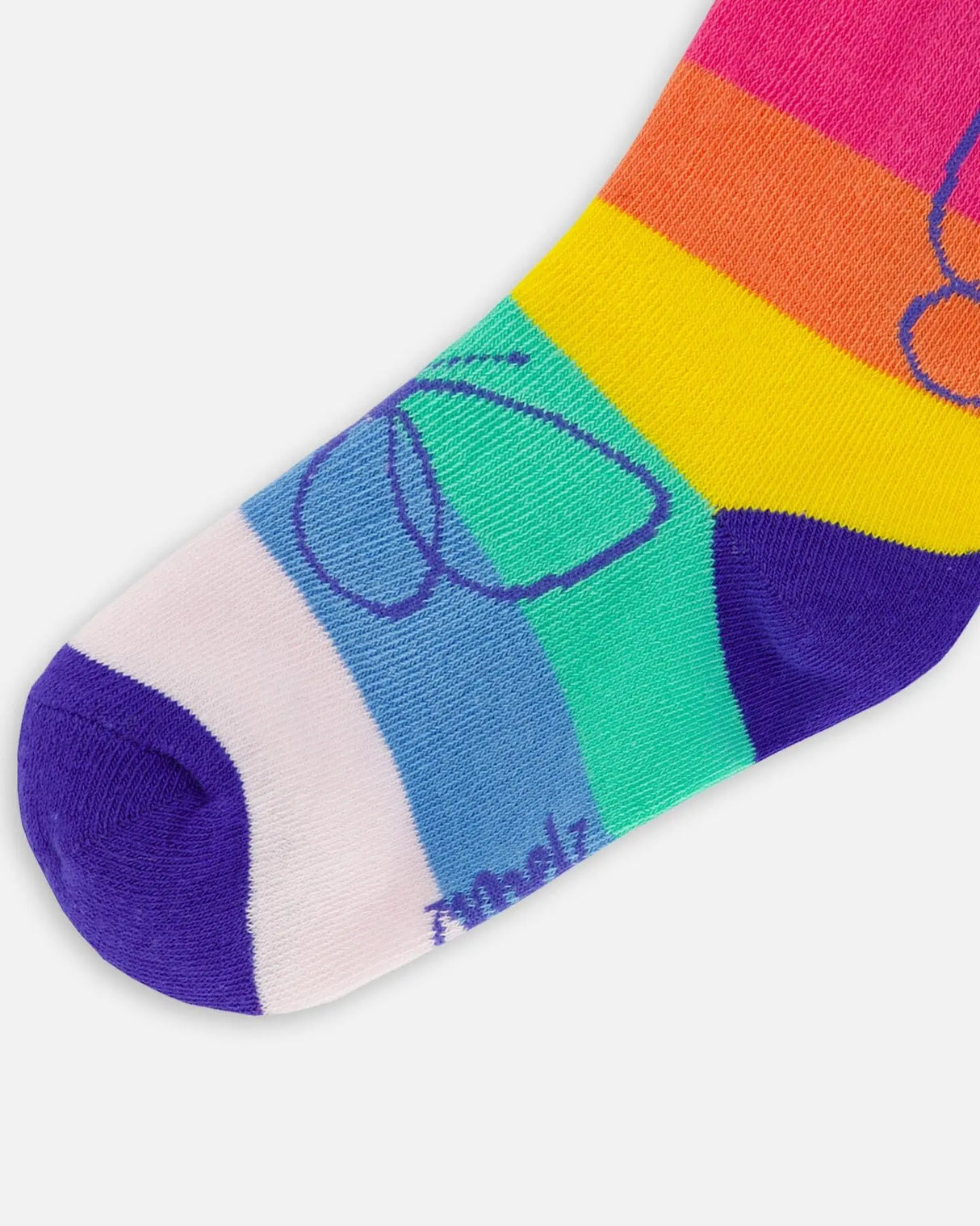 Jacquard Socks Rainbow | Deux par Deux | Jenni Kidz