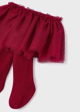 3-piece set with tutu skirt newborn girl | mayoral