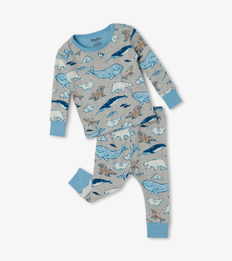 Arctic Animals Organic Cotton Baby Pajama Set | Hatley - Jenni Kidz