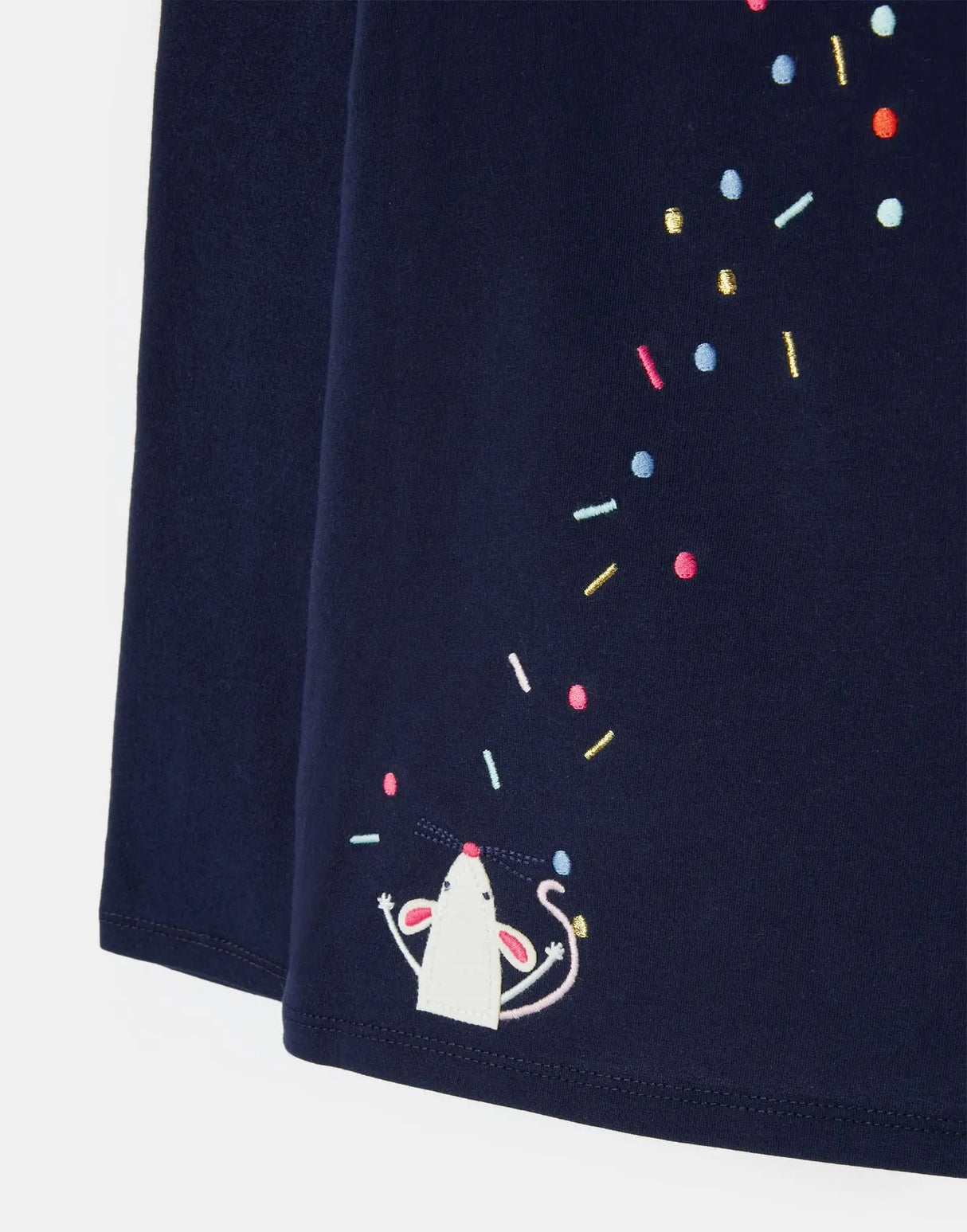 Ava Long Sleeve Applique Artwork T-Shirt | Joules - Joules
