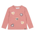 Baby Girls Shirt Old Pink Heart | Dirkje - Dirkje