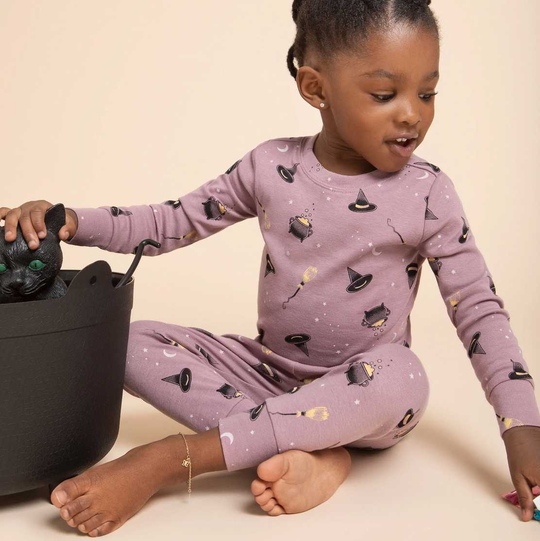 Buy Bewitched Glow in Dark Pyjama Set Petit Lem online Jenni Kidz