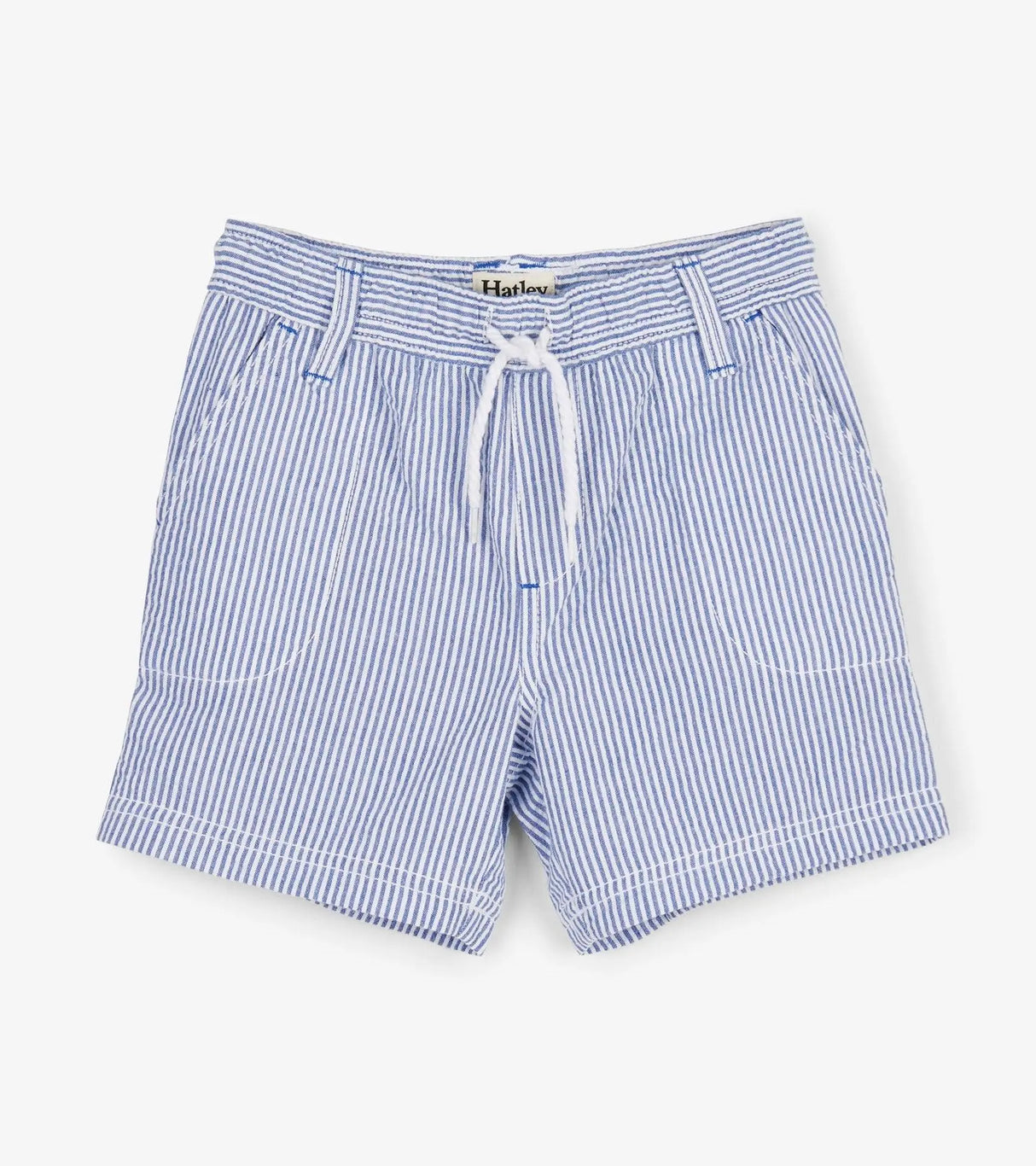 Blue Stripes Woven Shorts | Hatley - Jenni Kidz