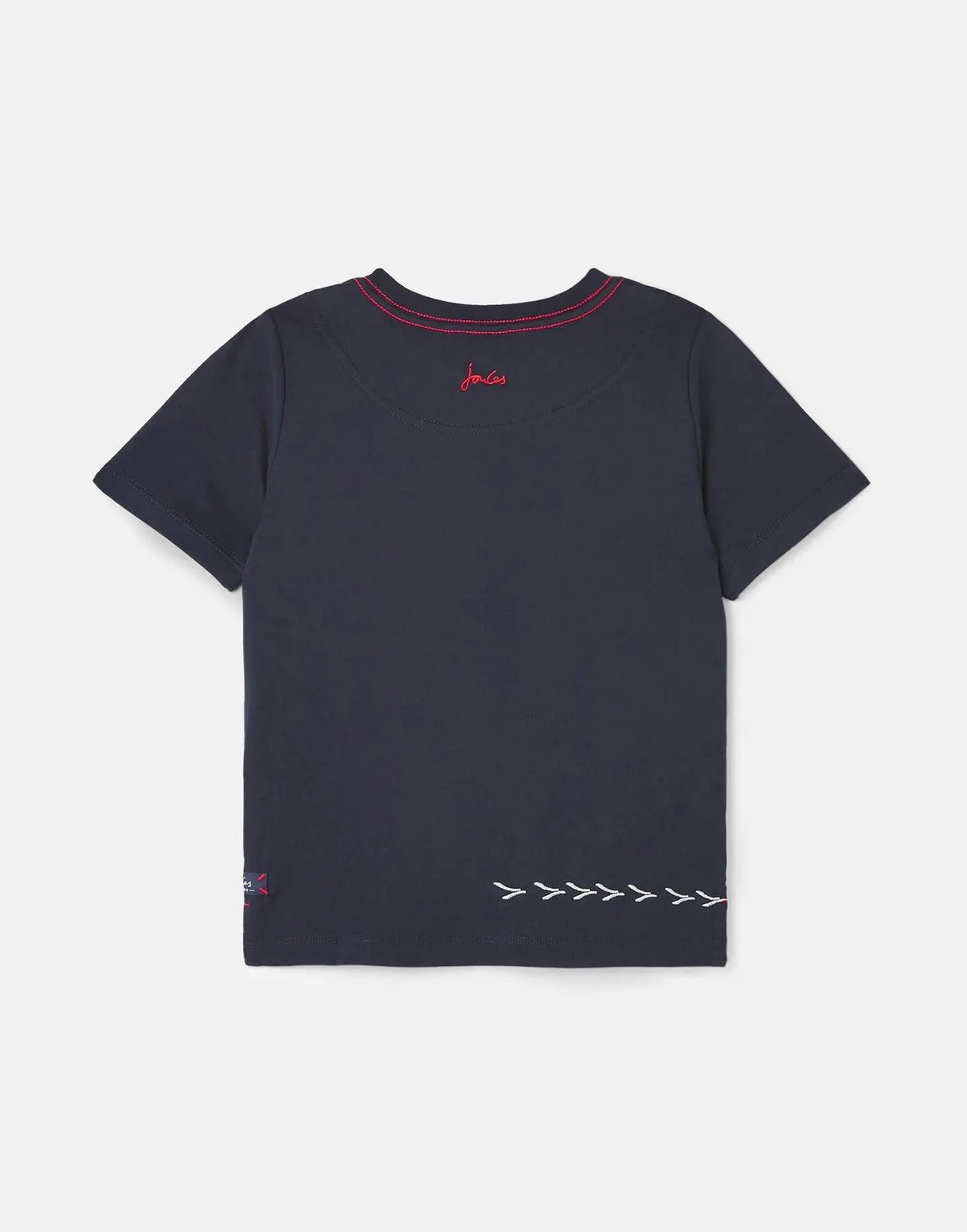 Boy Archie Applique Short Sleeve T-shirt Dino | Joules - Jenni Kidz
