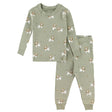Boy's 2-Piece Lion-Print Pyjama Set - Green | Petit Lem - Jenni Kidz