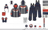 Boy's Snowsuit 5 PCS Set - Red | Blizz - Blizz