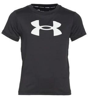 Under Armour boys short sleeve surf shirt in Black with front logo
