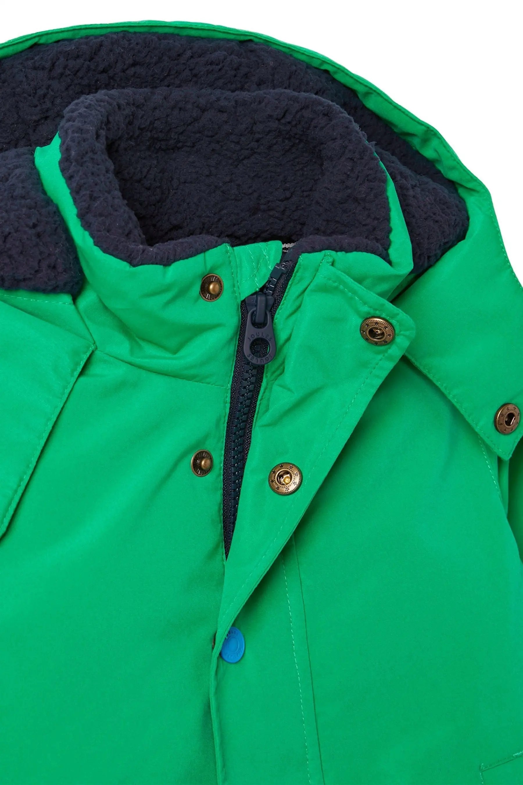 Bright green waterproof outlet jacket