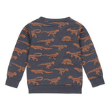 Boys Sweater Dark Blue Dino | Dirkje - Dirkje