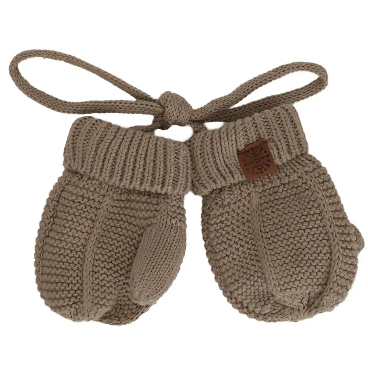 Cotton Knit Baby Mitten - Cashmere | CALIKIDS - Jenni Kidz