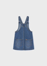 Denim Overall Skirt With Flower Girl | Mayoral - Mayoral