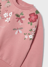Embroidered Flowered Sweatshirt Baby Girl - Rubor | Mayoral - Mayoral