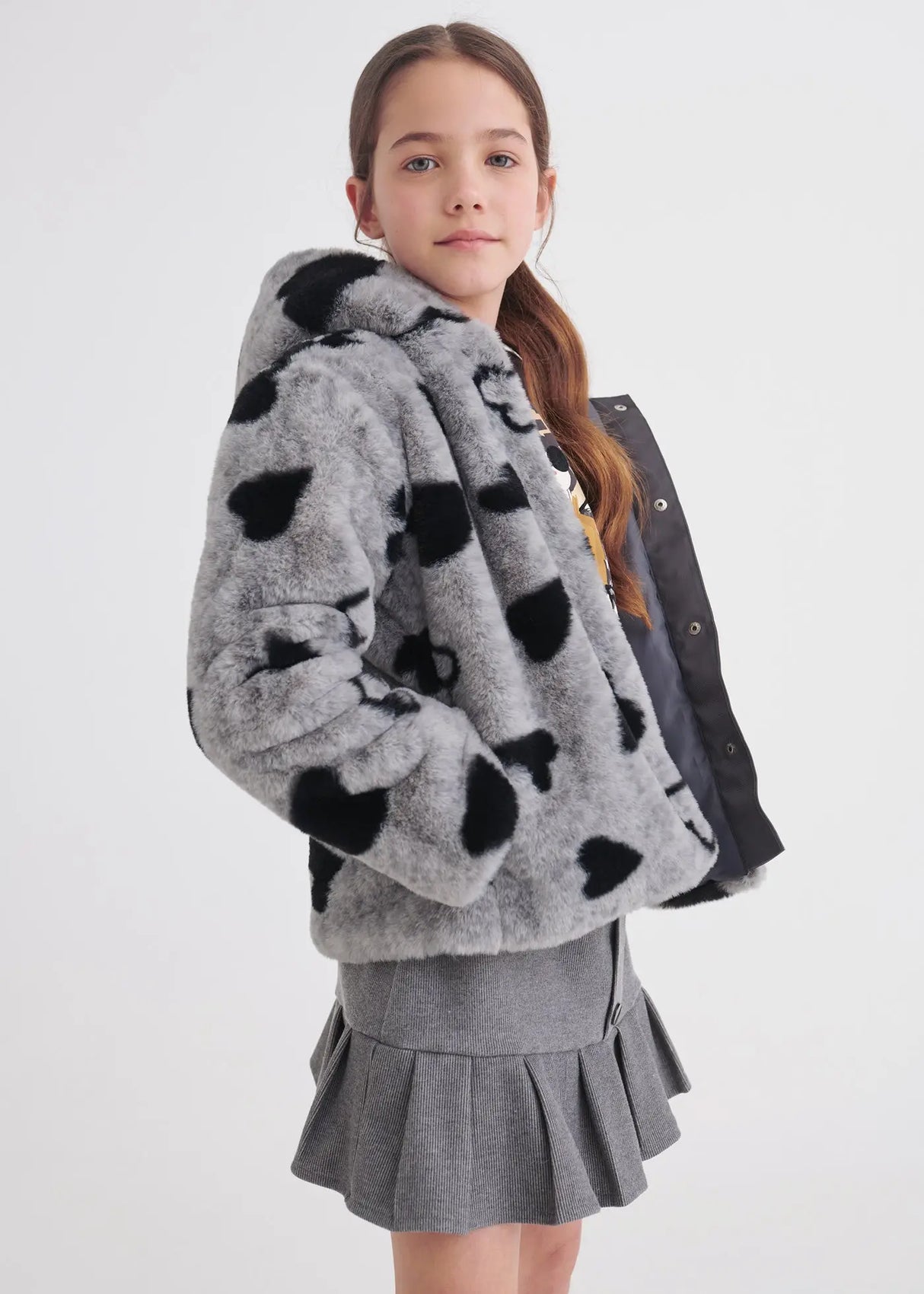 Faux Fur Coat Girl | Mayoral - Mayoral