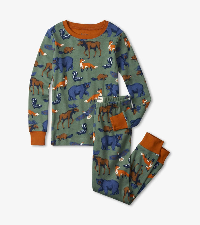 Forest Animals Organic Cotton Pajama Set | Hatley - Jenni Kidz