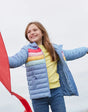 Girls' Kinnaird Showerproof Recycled Packable Padded Jacket | Joules - Joules