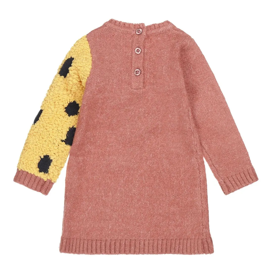 Girls Dress Old Pink Giraffe | Dirkje - Dirkje
