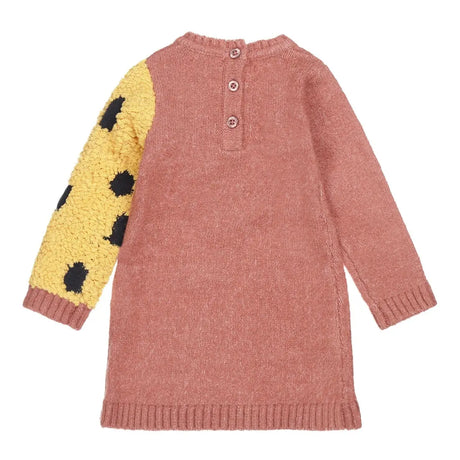 Girls Dress Old Pink Giraffe | Dirkje - Dirkje