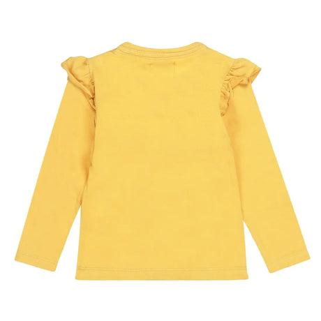 Girls Shirt Yellow Rainbow | Dirkje - Dirkje