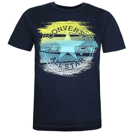Glitch Chuck Patch Tee Navy T-Shirt | Converse - Jenni Kidz