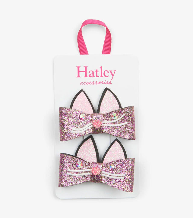 Glitter Kitties Hair Clips | Hatley