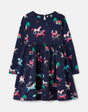 Hampton Long Sleeve Paperbag Waist Jersey Dress | Joules - Joules