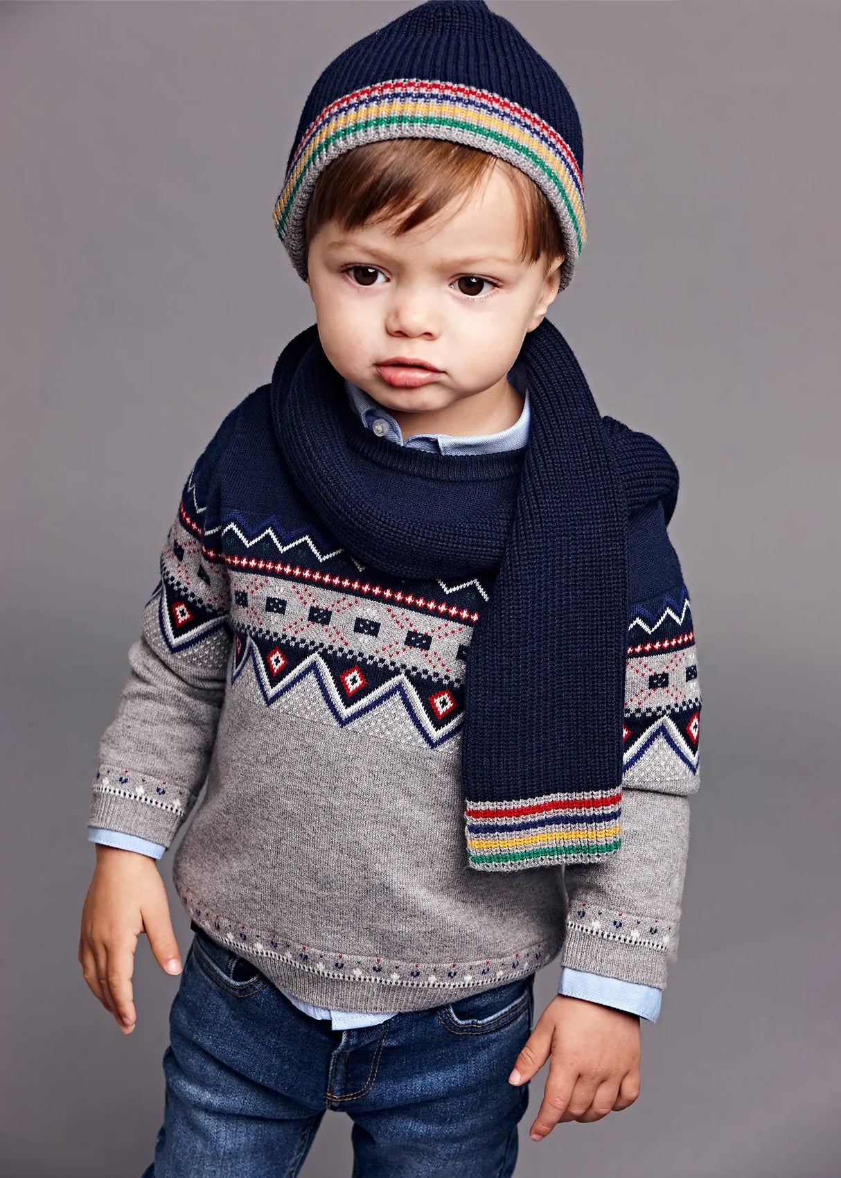 Jacquard Sweater Baby Boy | Mayoral - Mayoral