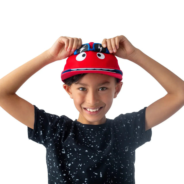 Kids' UPF50+ 3D Cap - Monster | FlapJackKids - Jenni Kidz