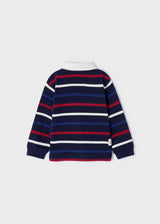 Long Sleeve Striped Polo Shirt Baby | Mayoral - Mayoral