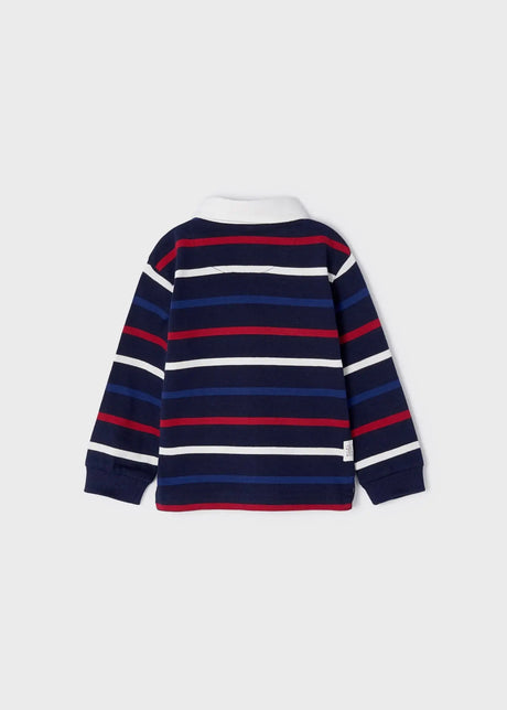 Long Sleeve Striped Polo Shirt Baby | Mayoral - Mayoral