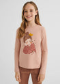 Long Sleeved Graphic T-shirt Girl | Mayoral - Mayoral
