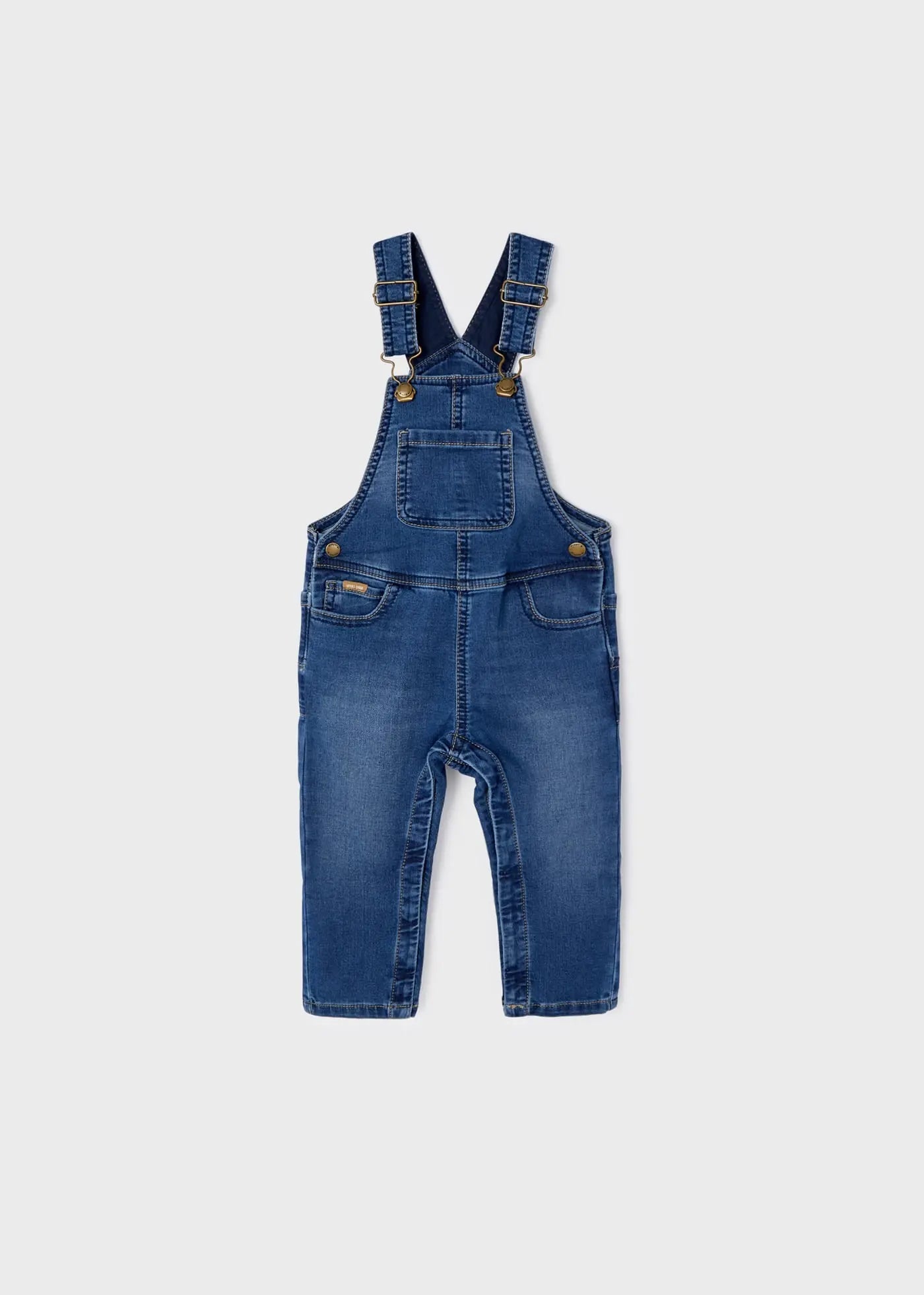 MAYORAL Boys Blue Jersey Dungarees