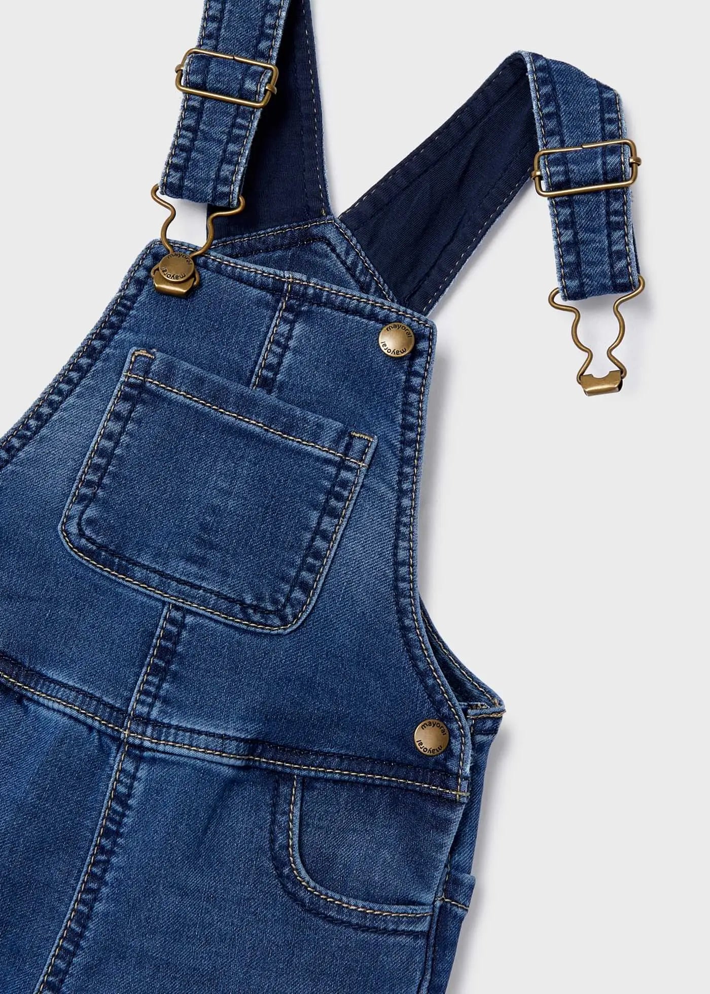 Soft cheap denim dungarees