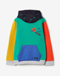 Lucas Colourblock Overhead Hooded Sweatshirt | Joules - Jenni Kidz