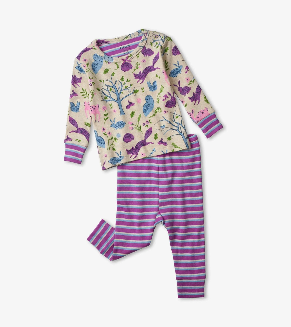 Magical Forest Organic Cotton Baby Pajama Set | Hatley - Jenni Kidz