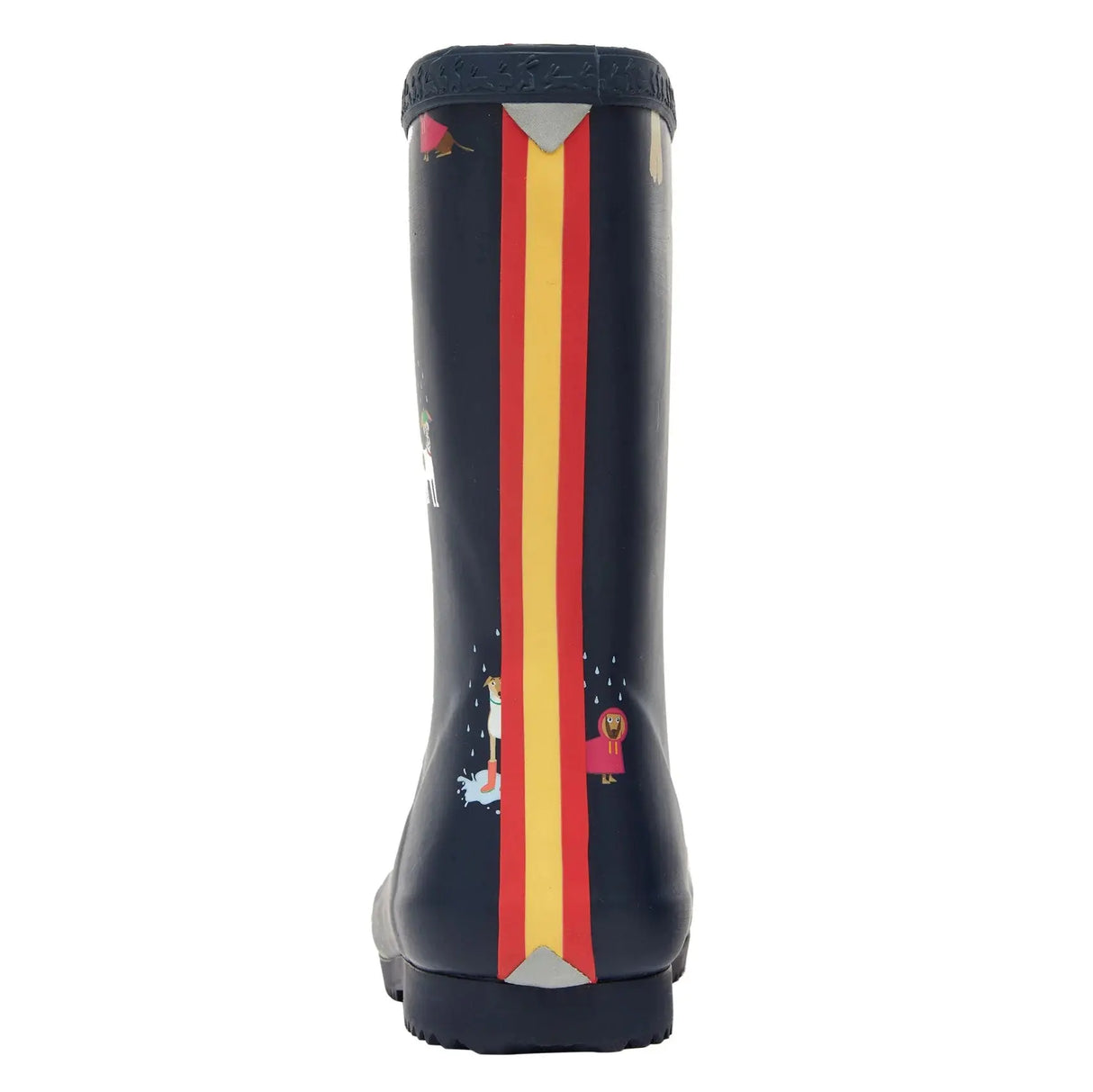 Multi Dogs Roll Up Flexible Printed Welly Rain Boots | Joules - Jenni Kidz
