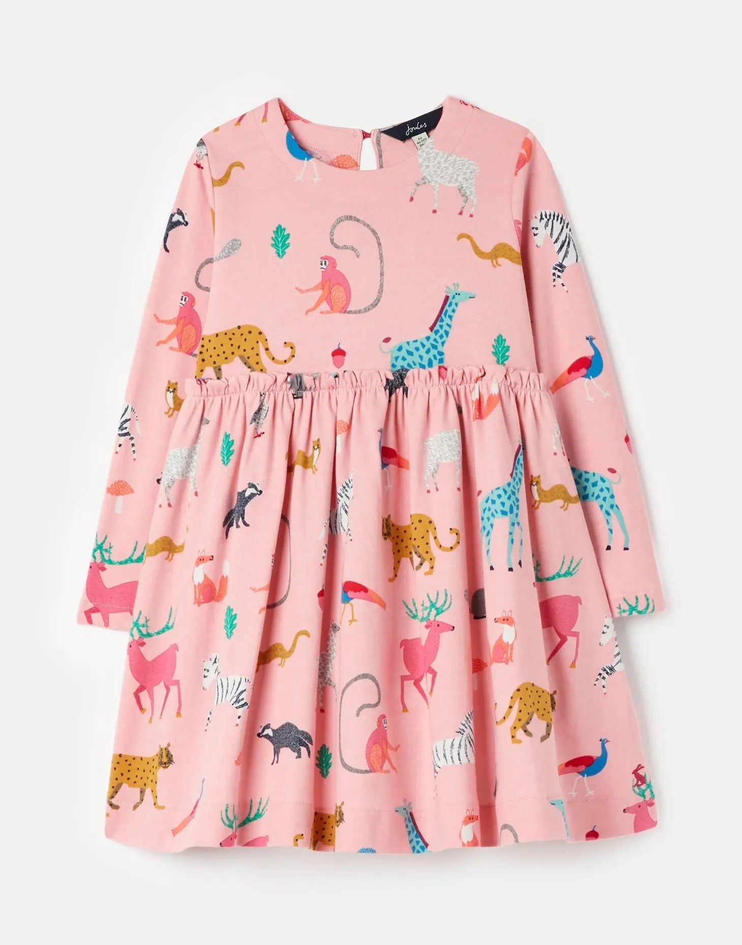 Joules pink dress hotsell