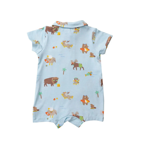 Polo Shortie - Wildlife on Vacation  | Angel Dear - Jenni Kidz