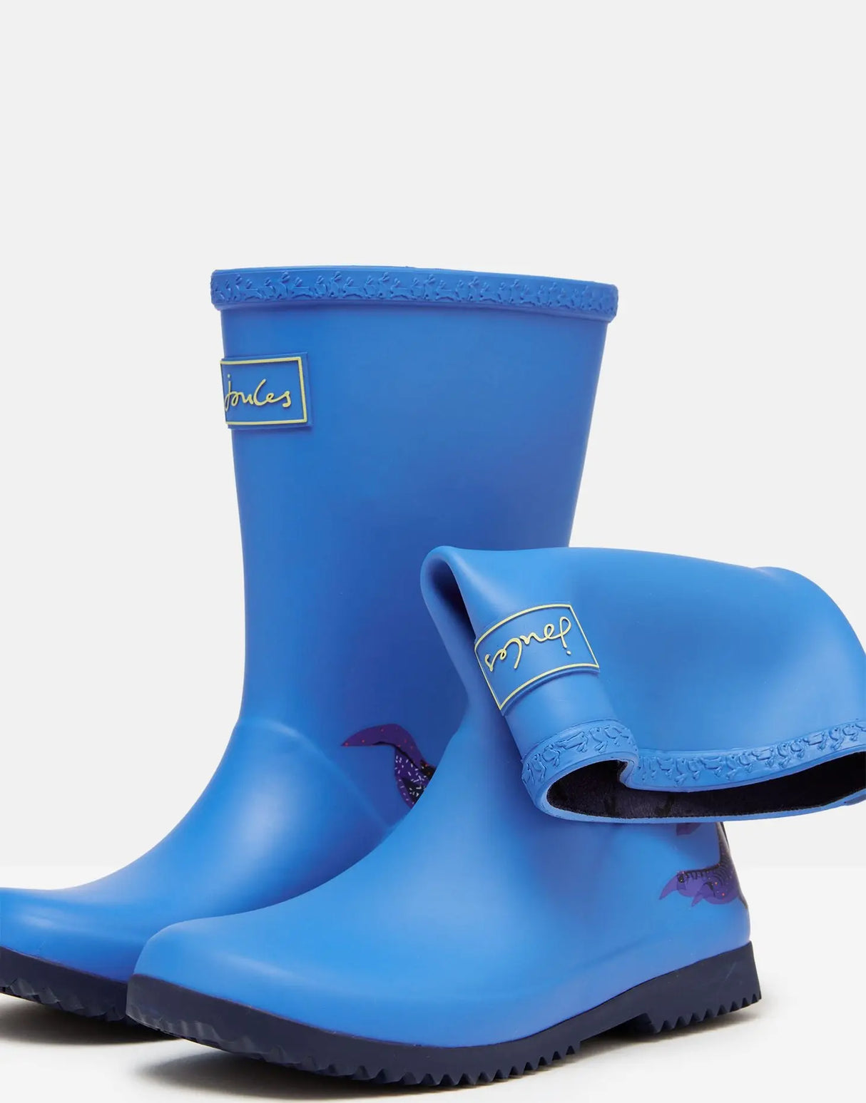 Roll Up Flexible Printed Rain Boots | Joules - Jenni Kidz