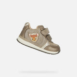 Velcro Shoes Rishon Baby - Smoke Gray Platinum | Geox - Geox