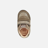 Velcro Shoes Rishon Baby - Smoke Gray Platinum | Geox - Geox