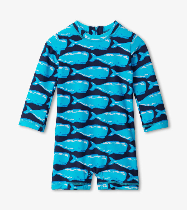 Whale Pod Baby One-Piece Rashguard | Hatley
