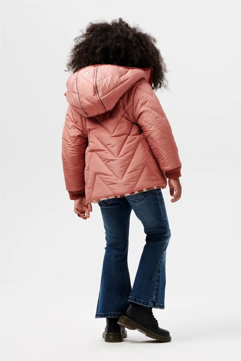 Winter jacket Nieuwaal - reversible - Cedar Wood | Noppies - Jenni Kidz