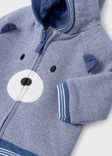 Zip Up Sweatshirt With Hoodie Newborn Boy | Mayoral - Mayoral