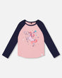 Jersey Raglan Sleeve Tee Dusty Pink | Deux par Deux | Jenni Kidz