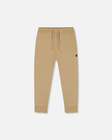 Jogger Sweatpants Beige | Deux par Deux | Jenni Kidz