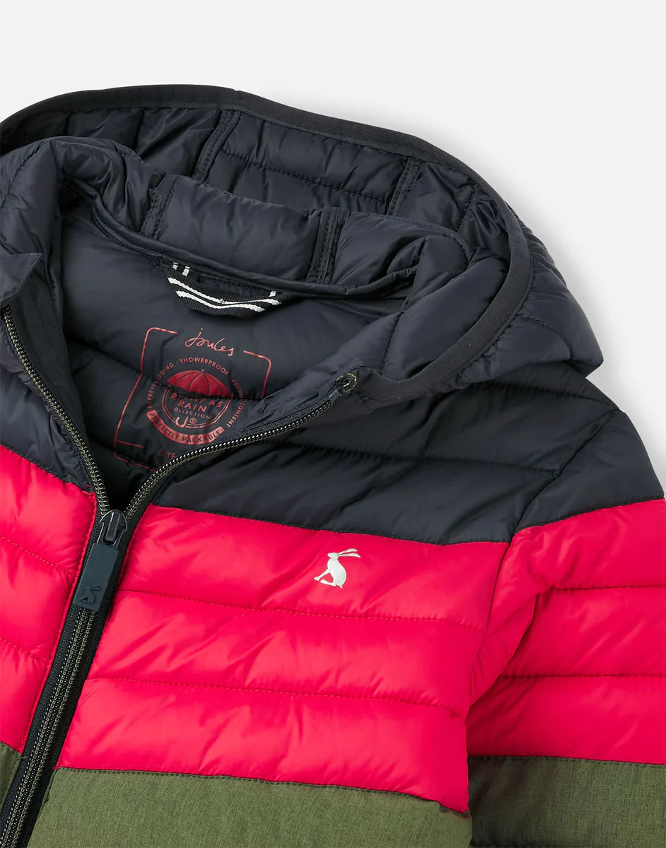 Buy Joules Cairn Colourblock Showerproof Padded Jacket from the Joules  online shop