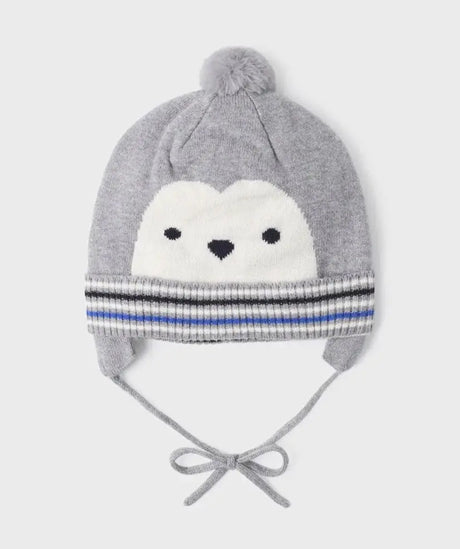 Knit Bobble Hat - Grey Boys | Mayoral | Mayoral | Jenni Kidz