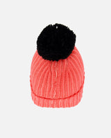 Knit Hat Coral | Deux par Deux | Jenni Kidz