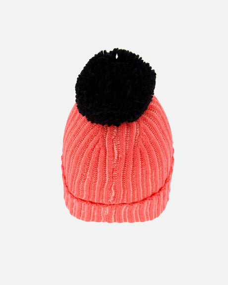 Knit Hat Coral | Deux par Deux | Jenni Kidz