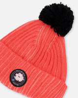 Knit Hat Coral | Deux par Deux | Jenni Kidz